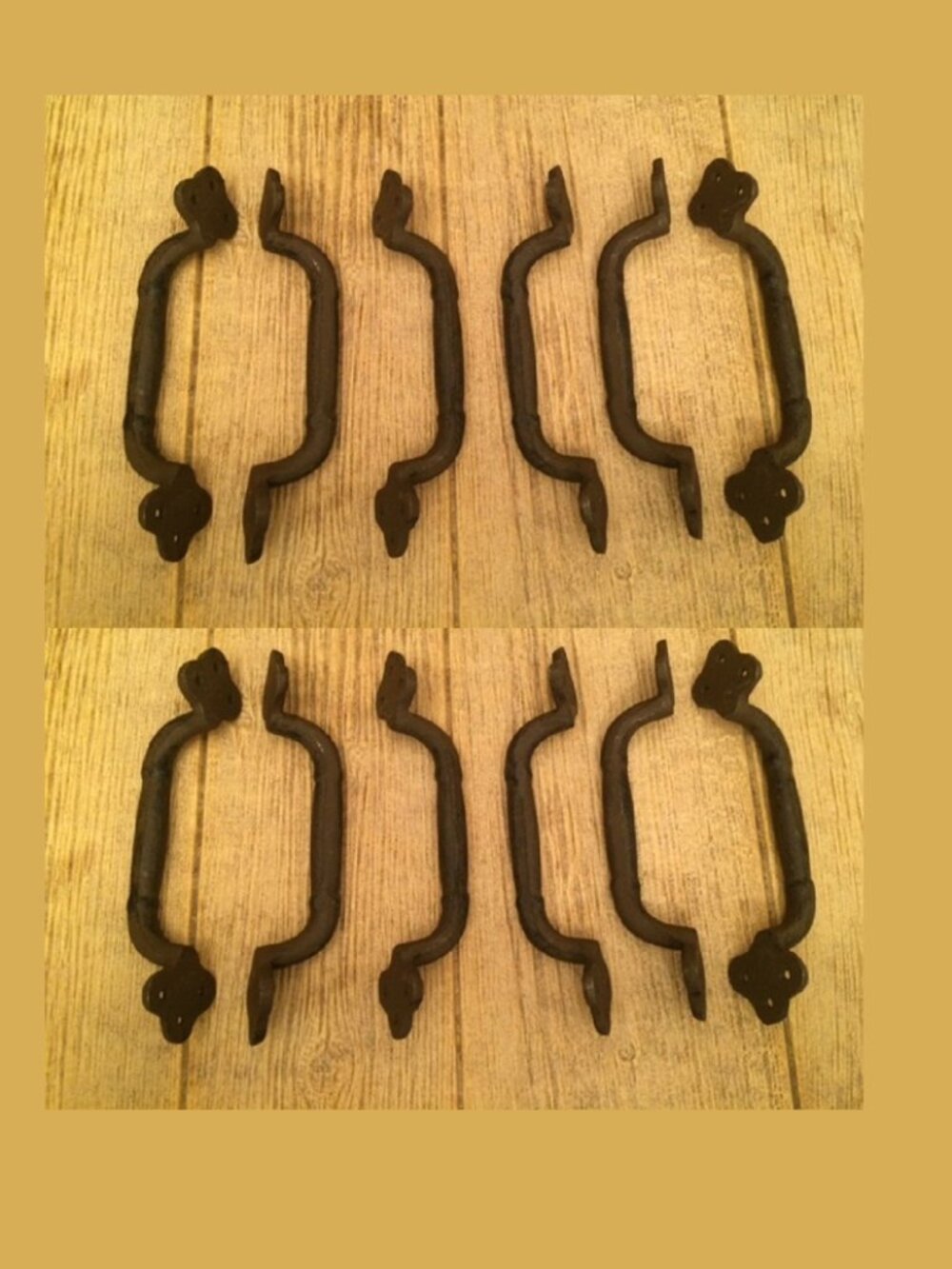 Twenty-Four (24) Large 9" long Cast Iron Gate Pull Handle Twenty-Four (24) 05122